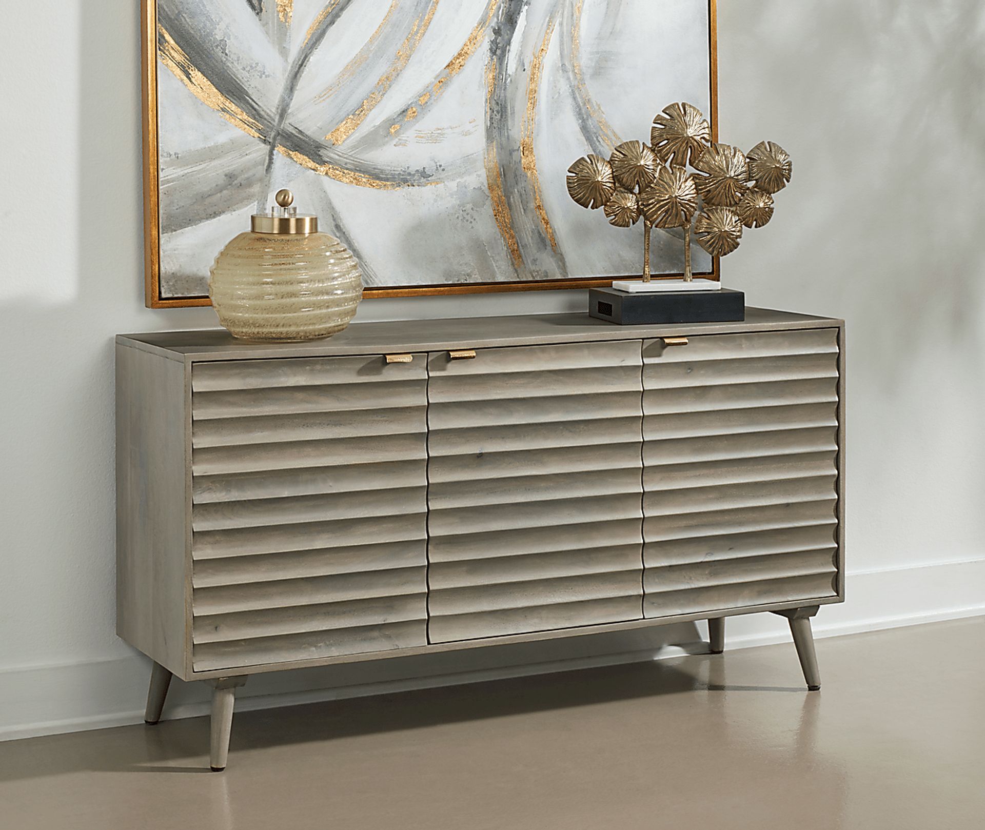 Romines Gray Credenza - Image 2