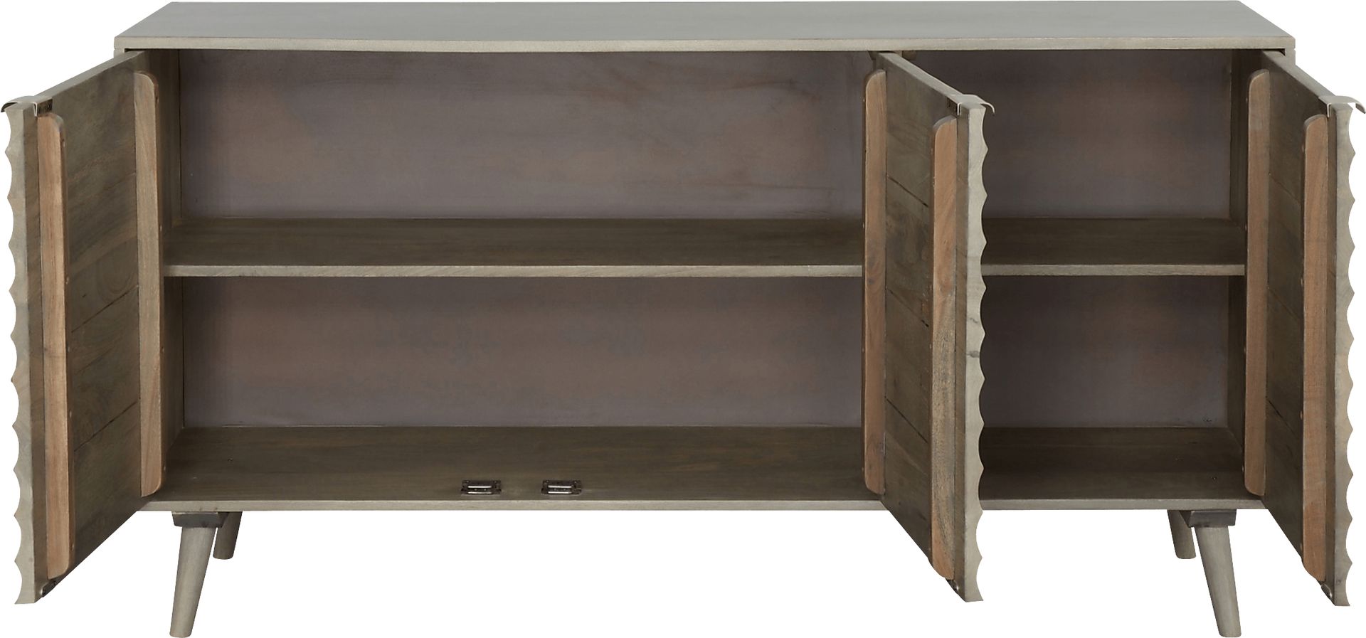 Romines Gray Credenza - Image 4