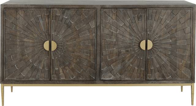 Ridan Gray Credenza - Thumbnail - Image 3
