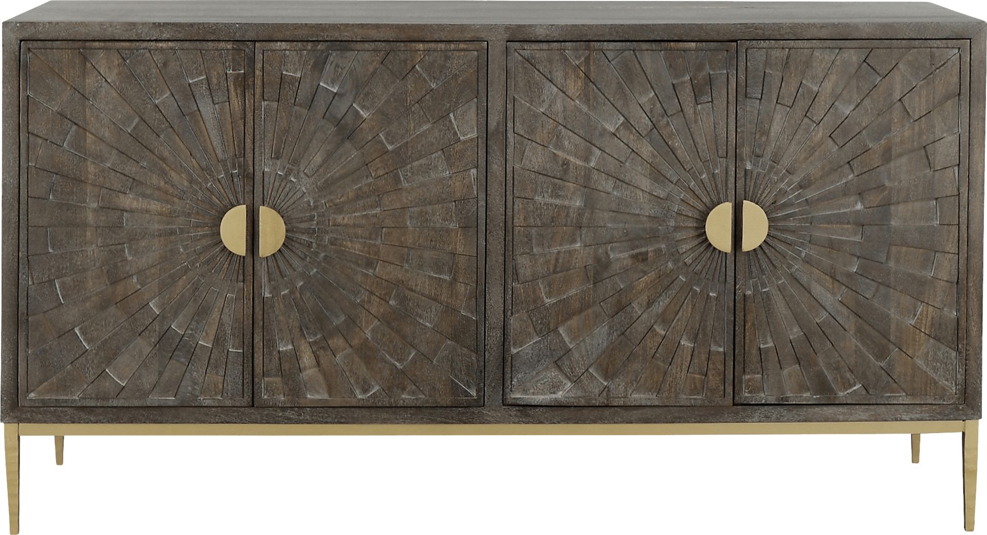 Ridan Gray Credenza - Image 3