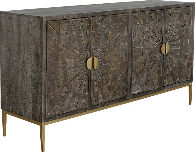 Ridan Gray Credenza - Thumbnail - Image 1
