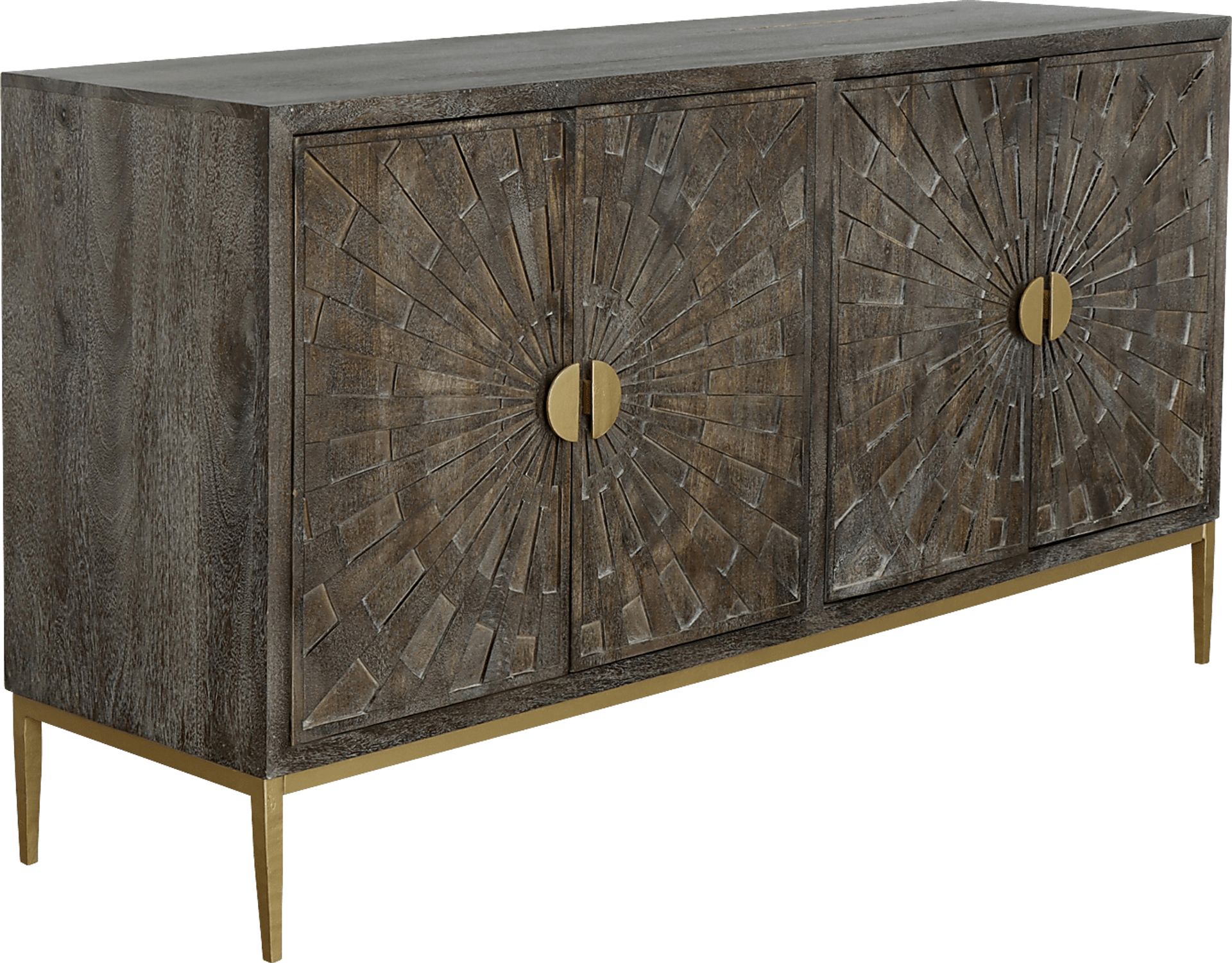 Ridan Gray Credenza - Image 1