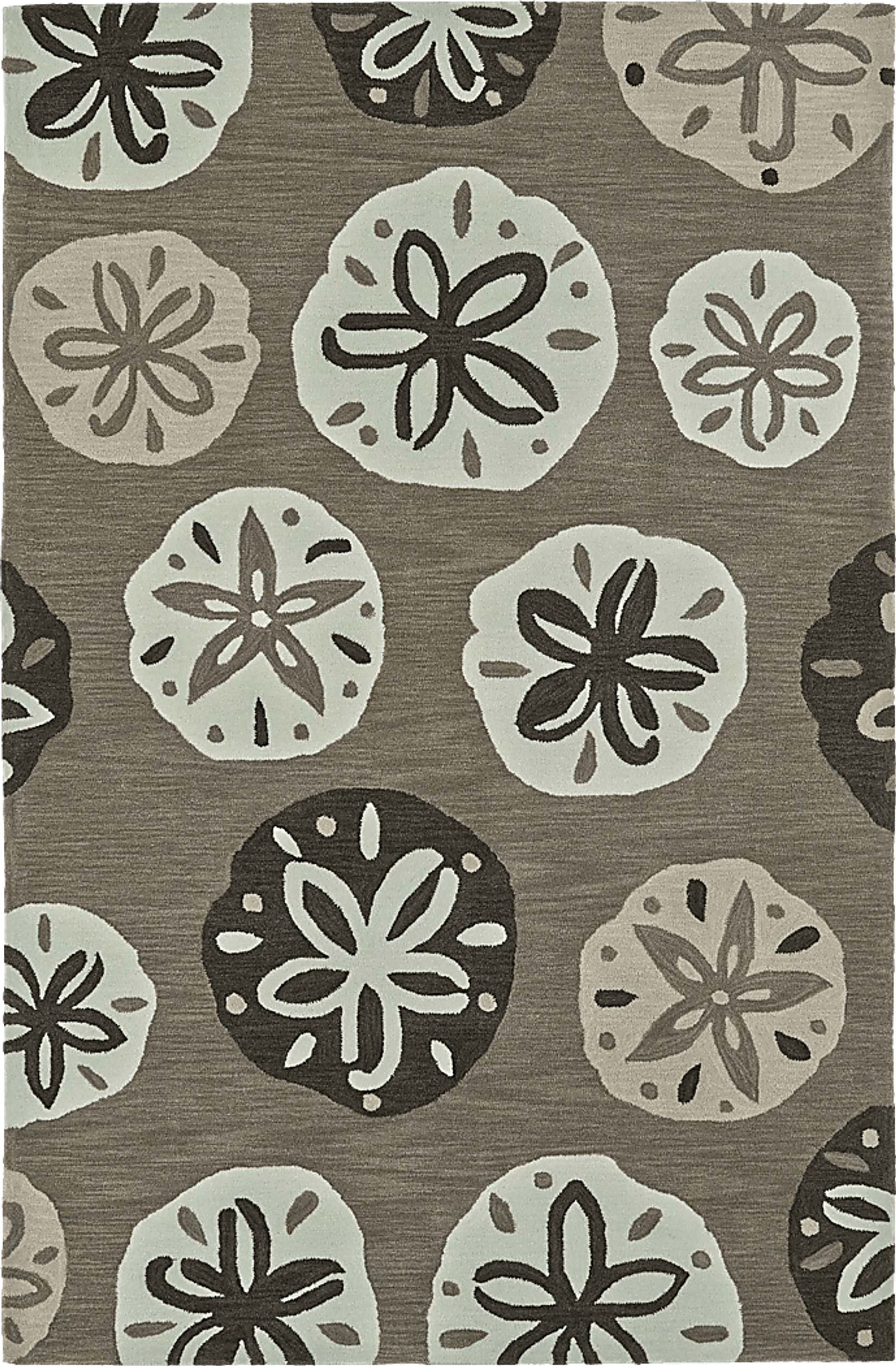 Ronan Bay Brown 3'6 x 5'6 Rug - Image 1
