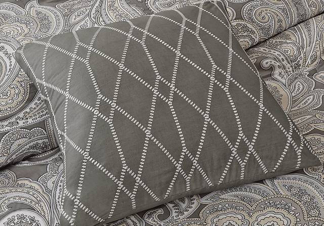 Ronan Gray 5 Pc King Comforter Set - Thumbnail - Image 4