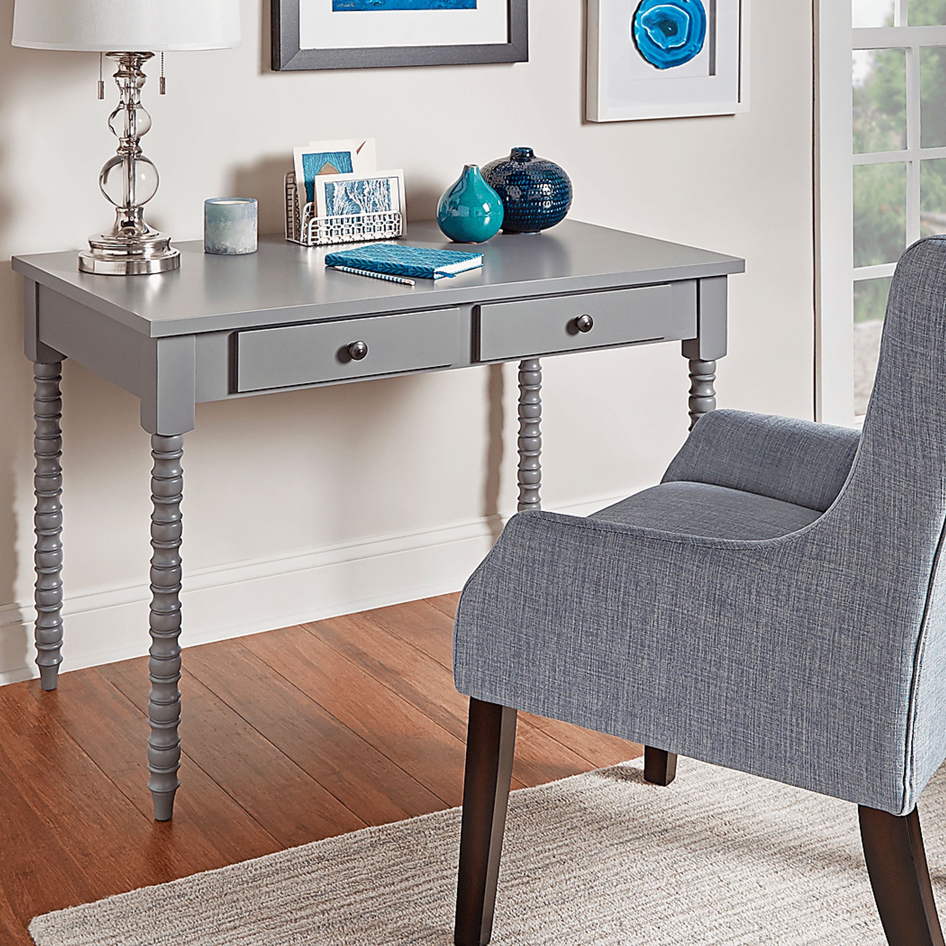 Ronia Gray Desk - Image 2