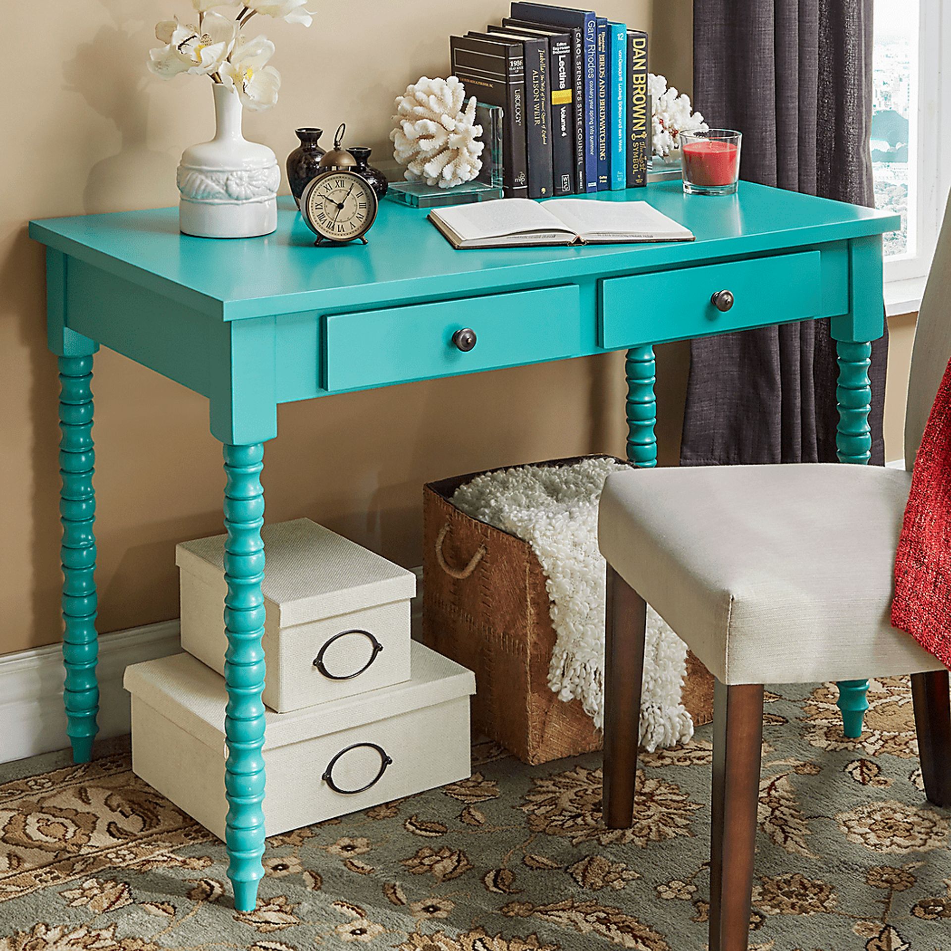 Ronia Seafoam Desk - Image 2