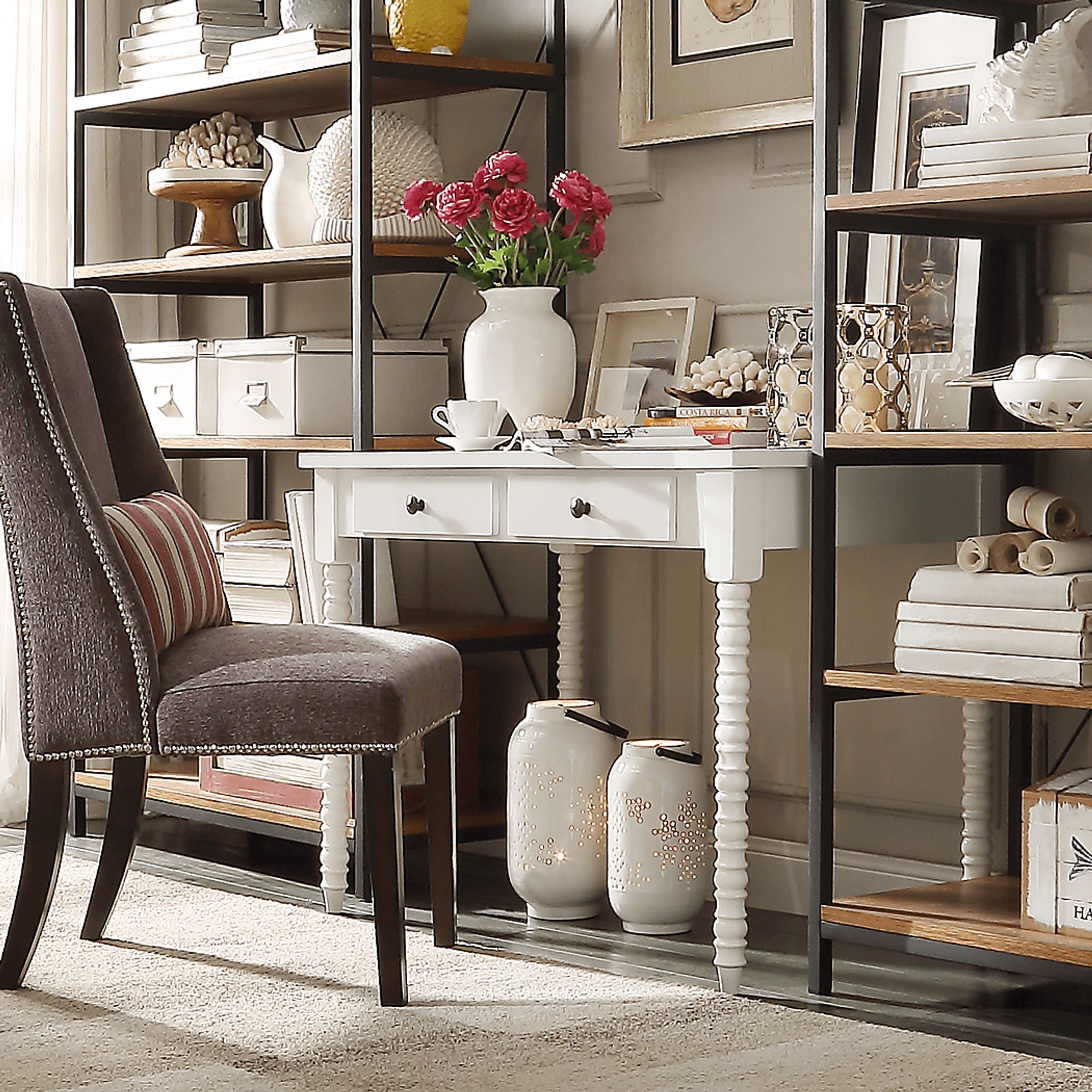 Ronia White Desk - Image 2