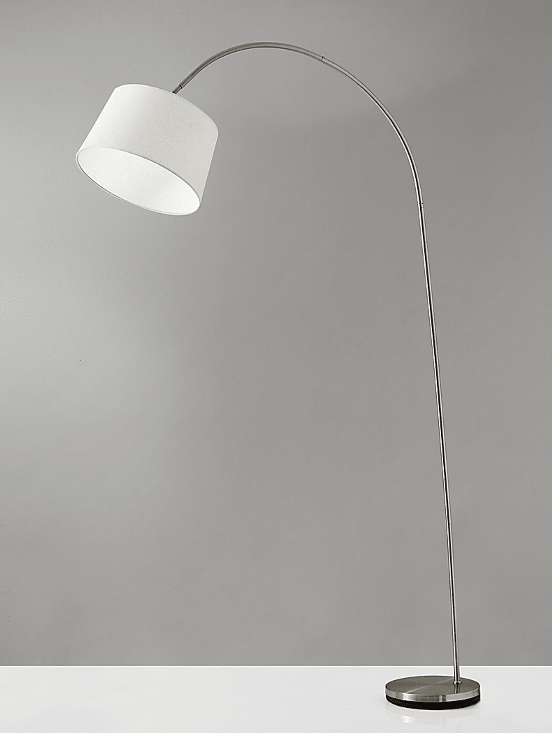 Ronin Silver Floor Lamp - Image 2