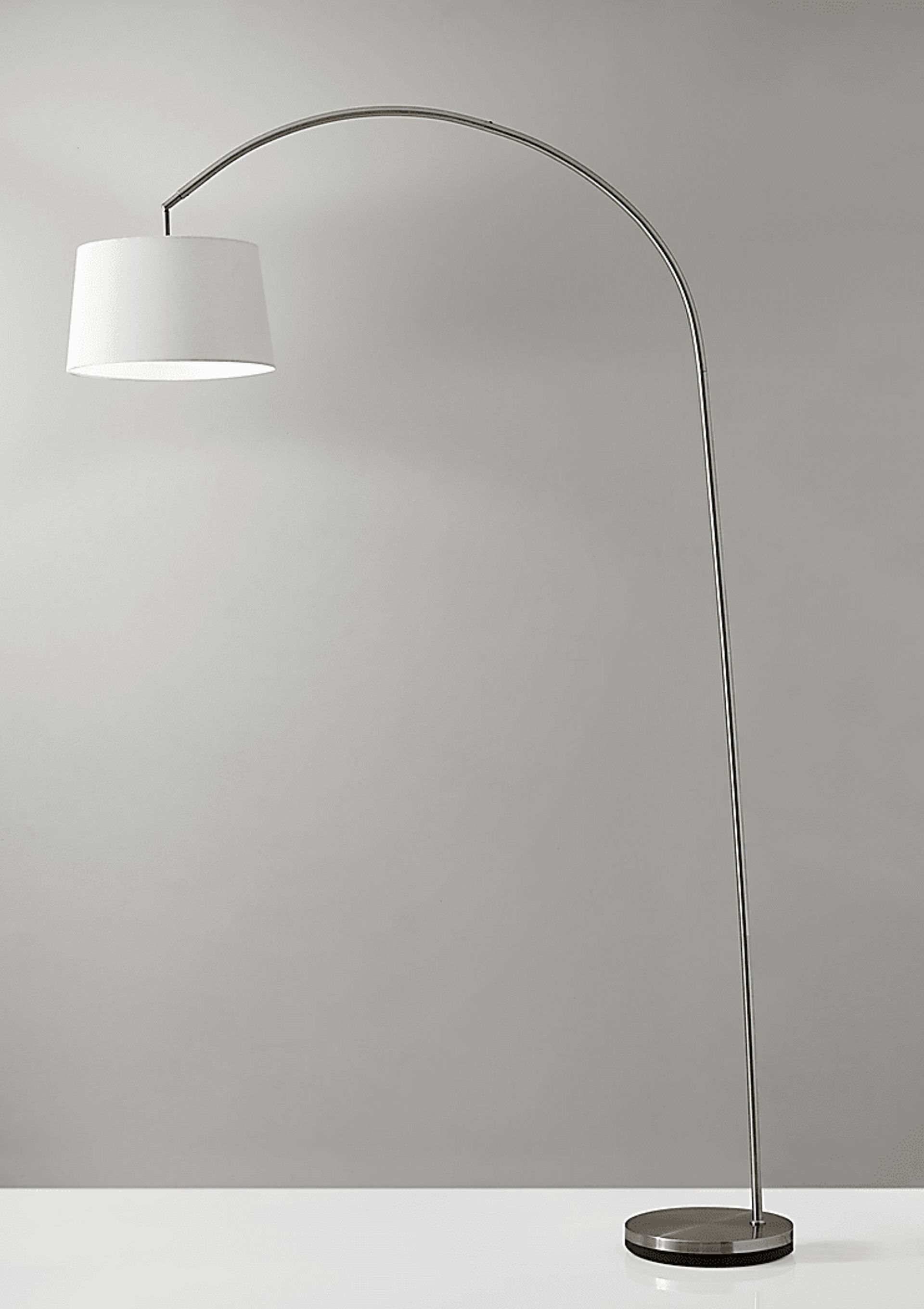 Ronin Silver Floor Lamp - Image 3