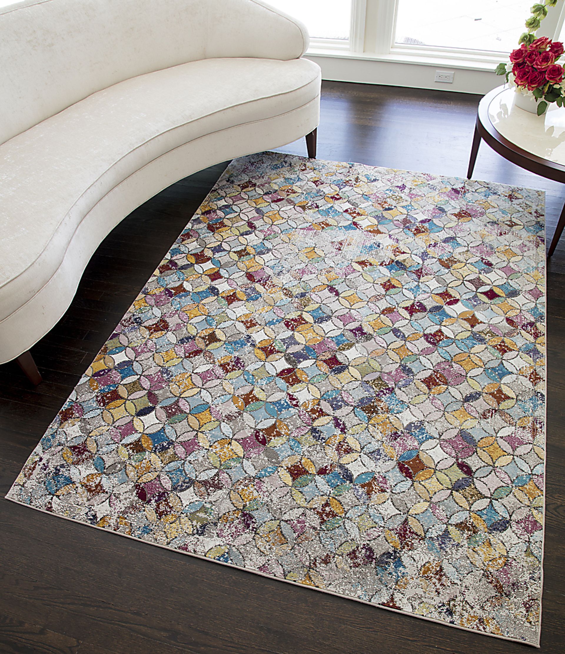 CosmoLiving By Cosmopolitan Ronita Multi 5' x 7' Rug - Image 5