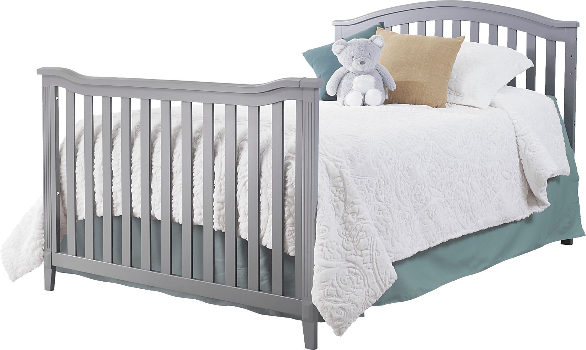 Ronja Gray Crib with Changer - Image 4