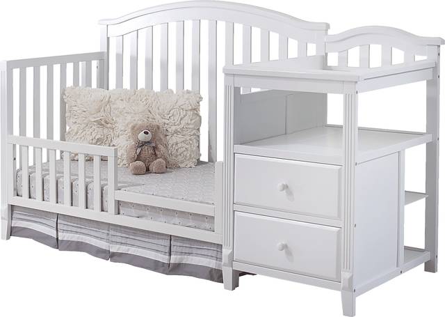 Ronja White Crib with Changer - Thumbnail - Image 3