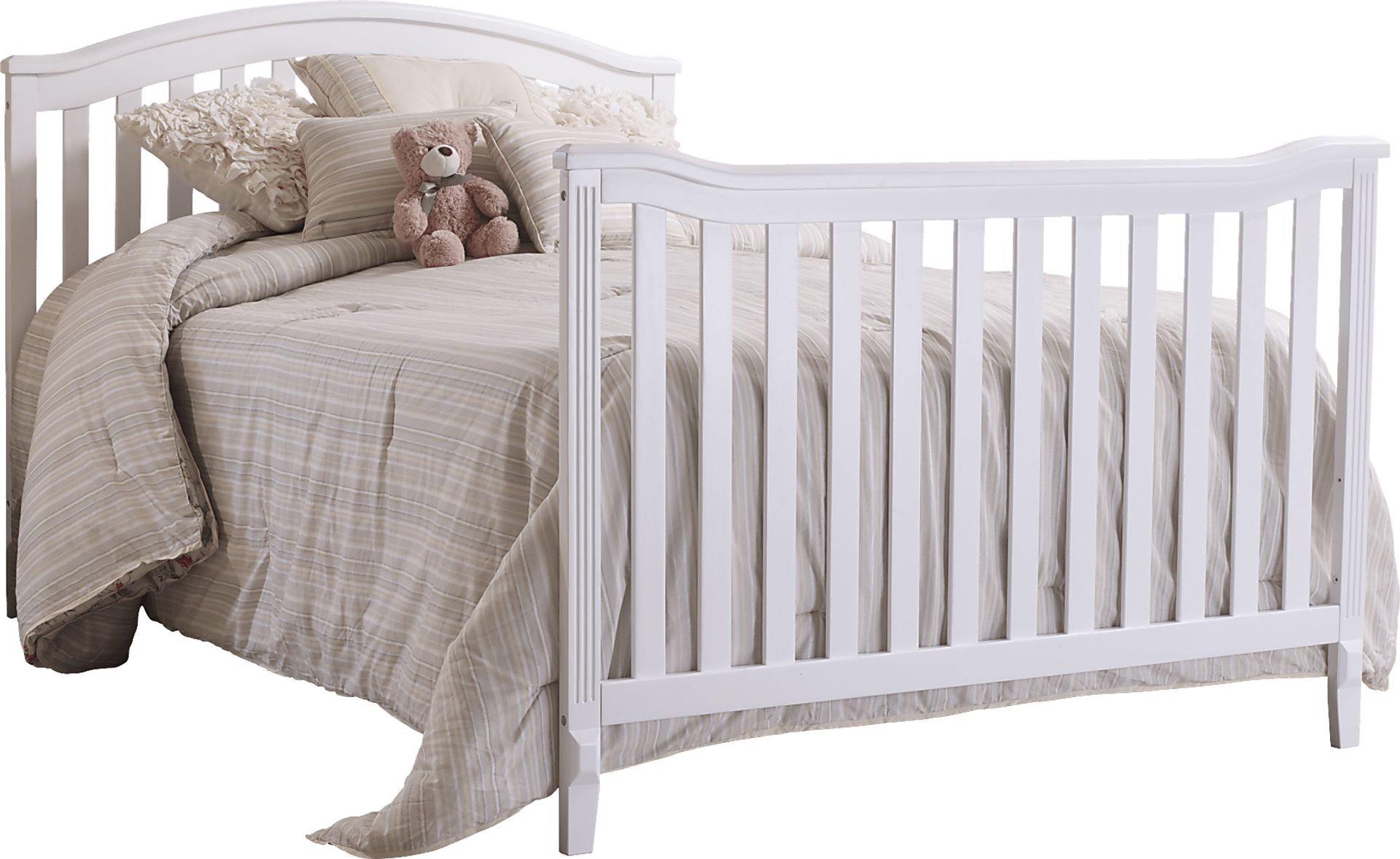 Ronja White Crib with Changer - Image 4