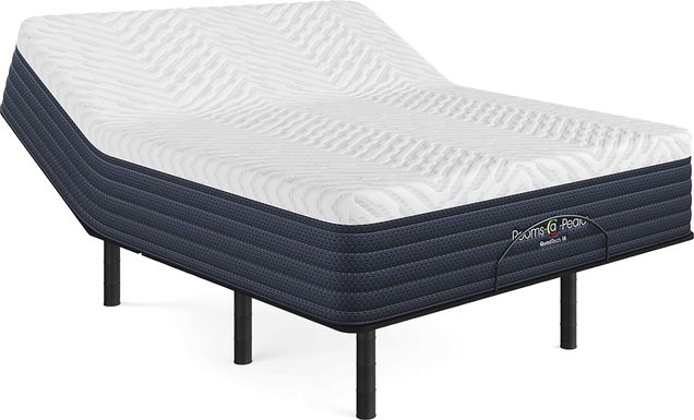 Rooms-a-Pedic QuadTech 14 Queen Mattress with Head Up Only Base