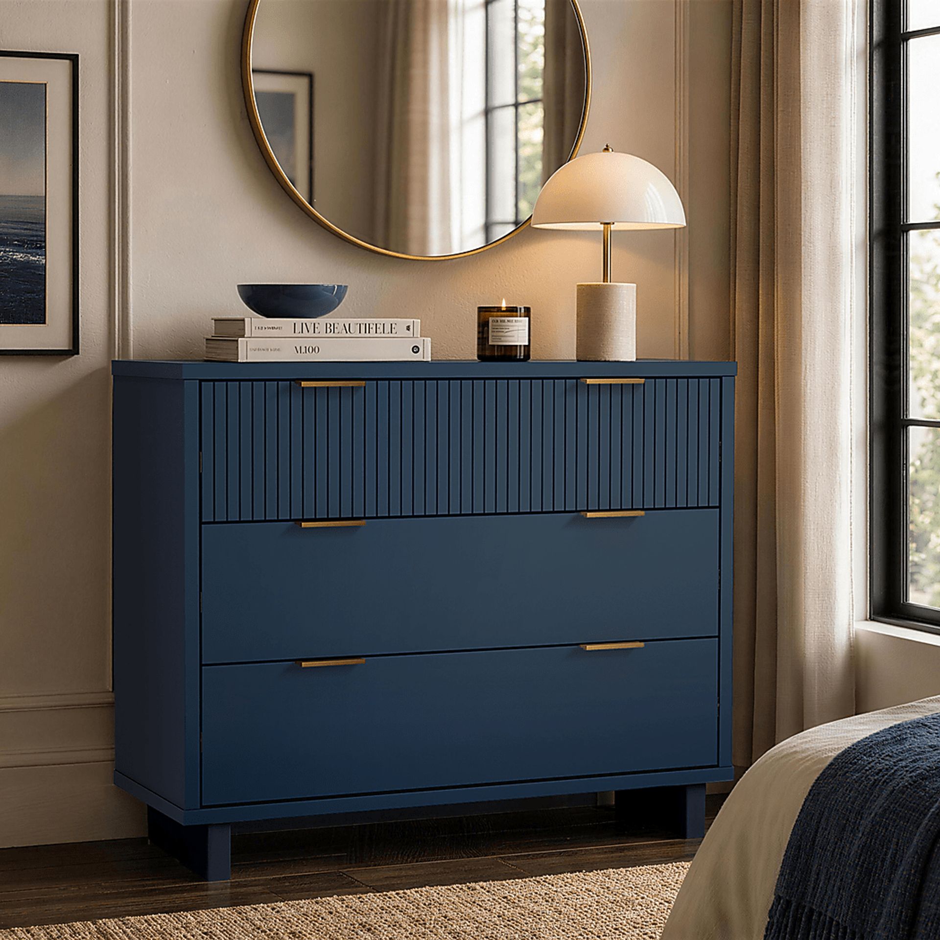 Rorda Blue Dresser - Image 3
