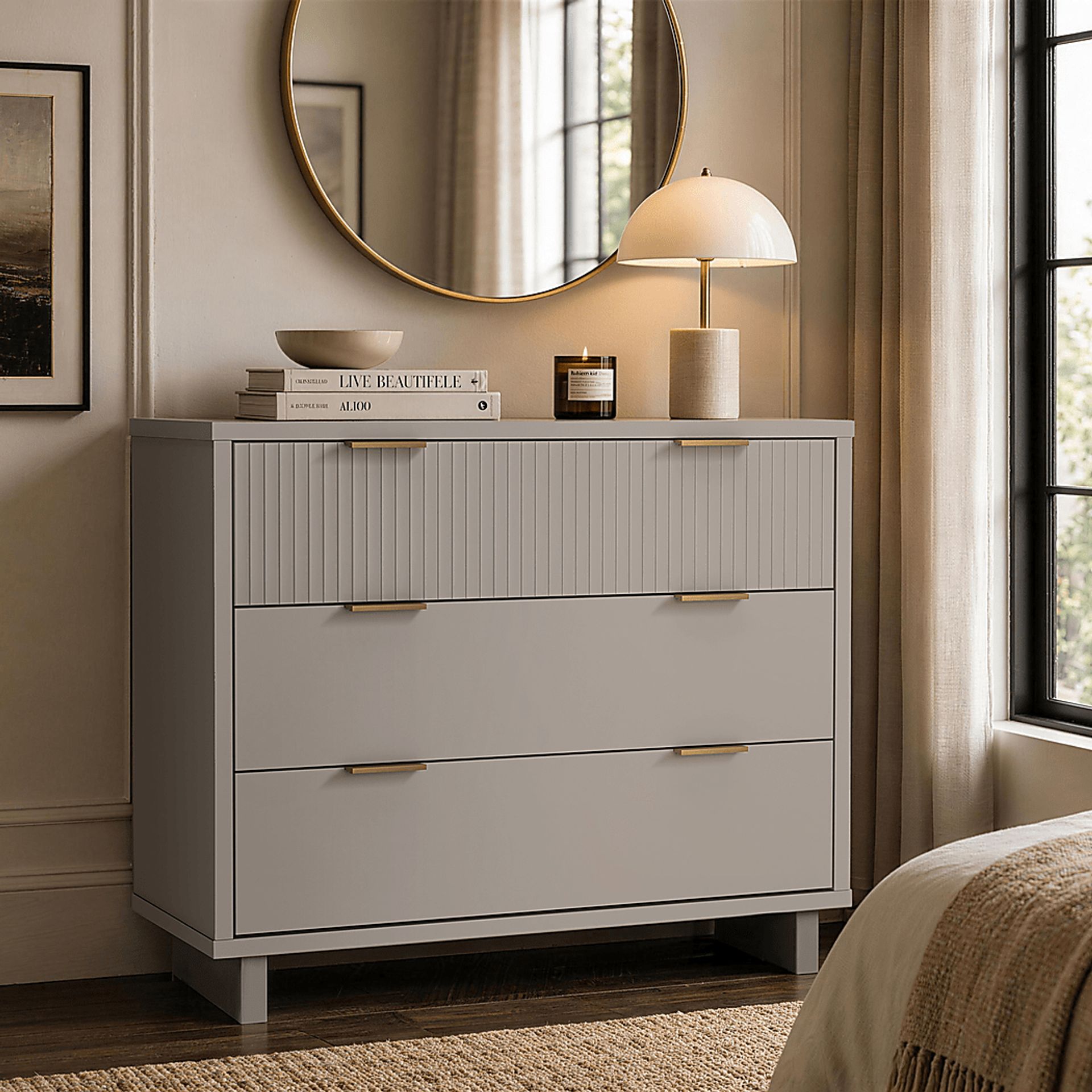 Rorda Gray Dresser - Image 2