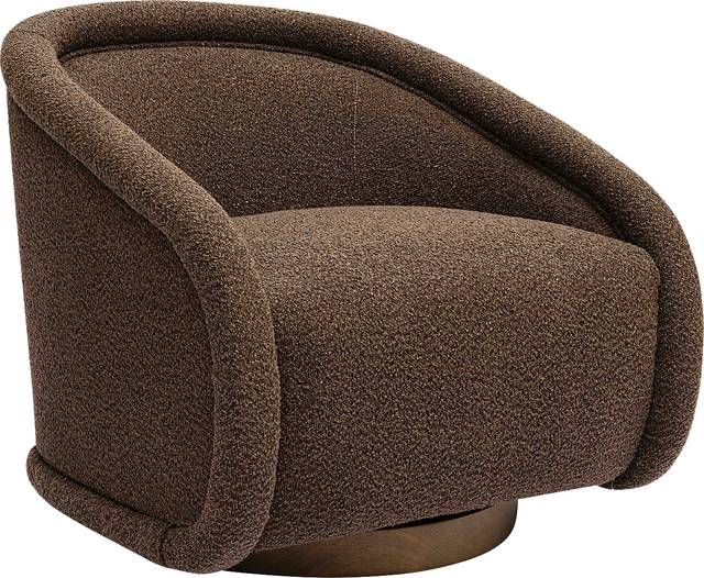 Rory Brown Swivel Chair - Thumbnail - Image 1