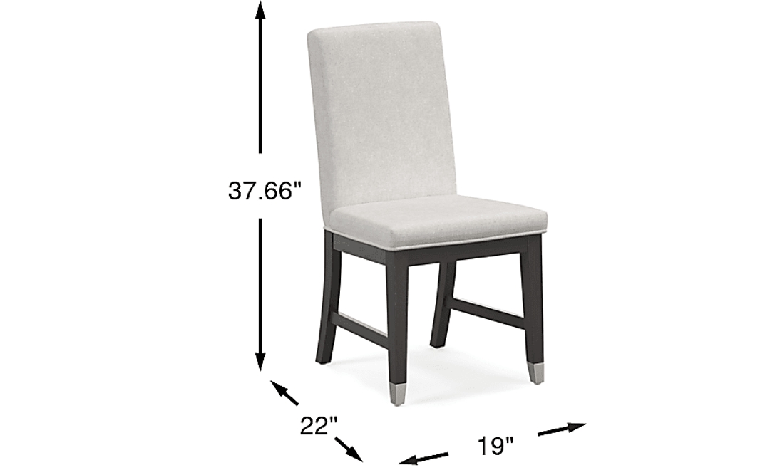 Rosalie Beige Upholstered Side Chair
