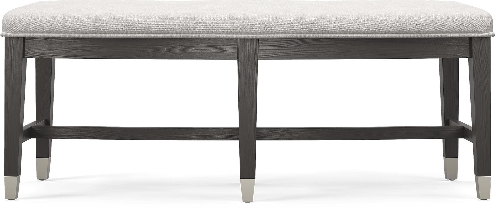 Rosalie Espresso Upholstered Bench - Image 2