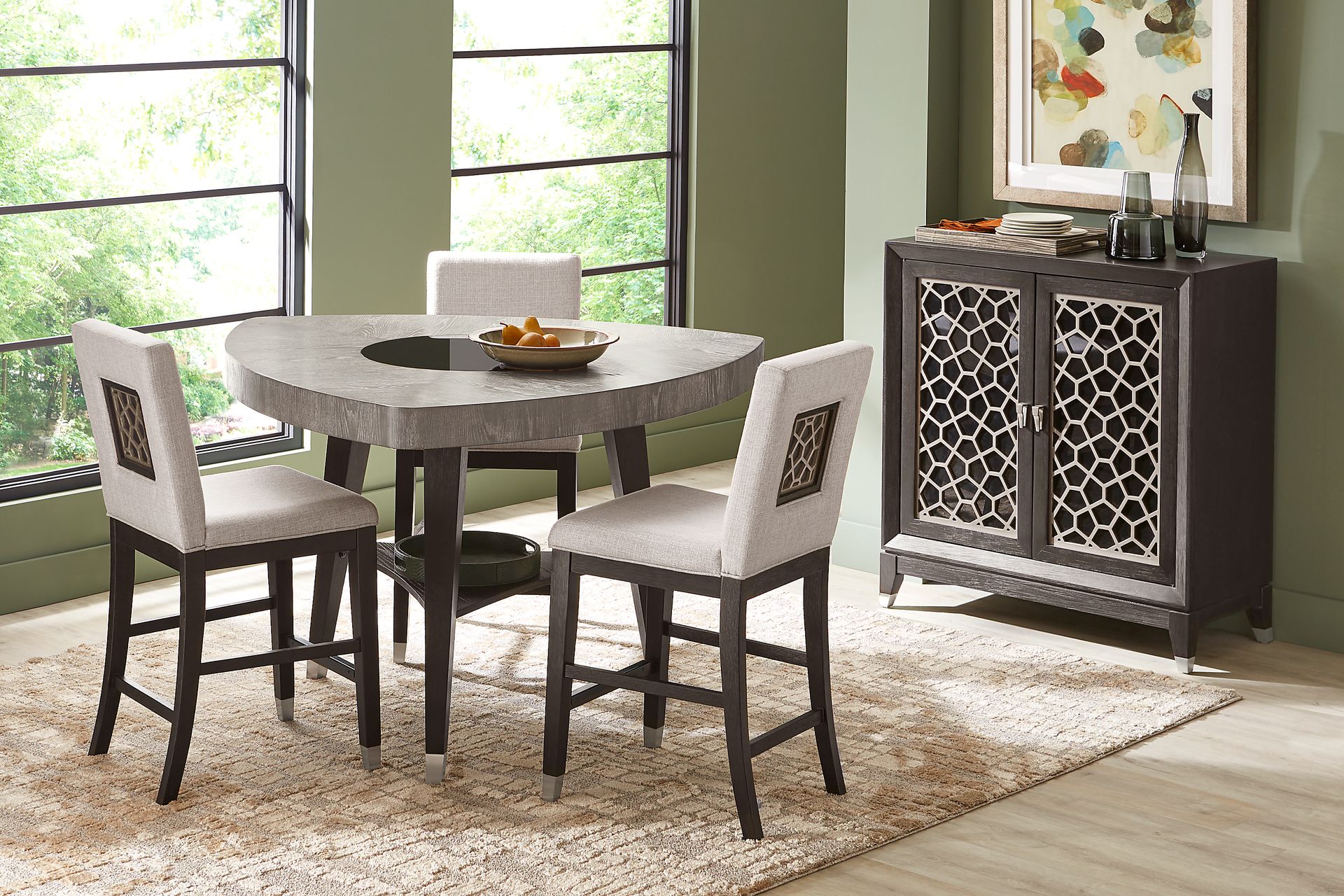 Rosalie Gray Counter Height Table - Image 2
