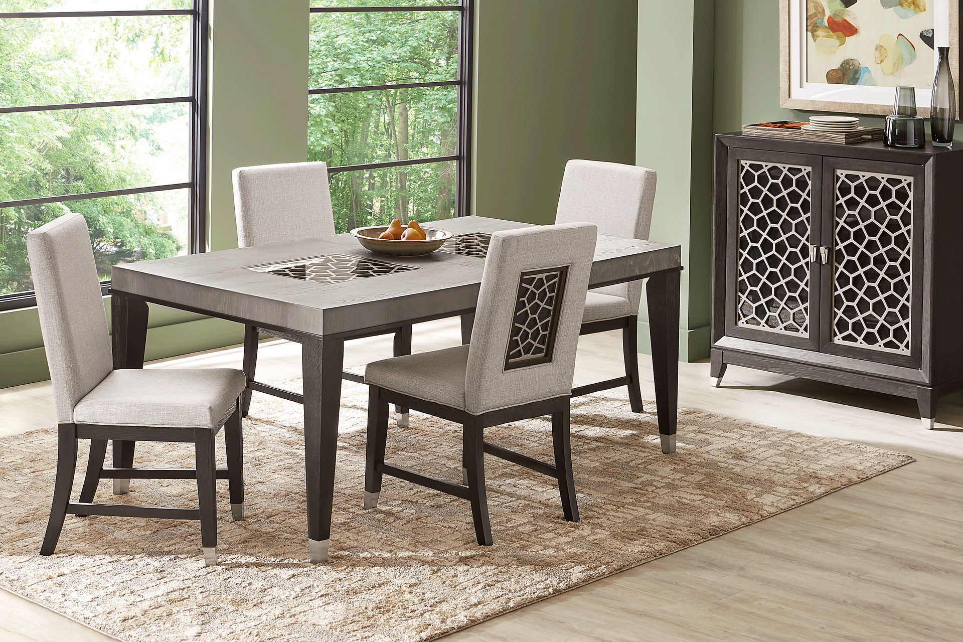 Rosalie Gray 5 Pc Dining Room - Image 1