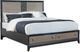 Rosalie Gray and Black 3 Pc King Storage Bed