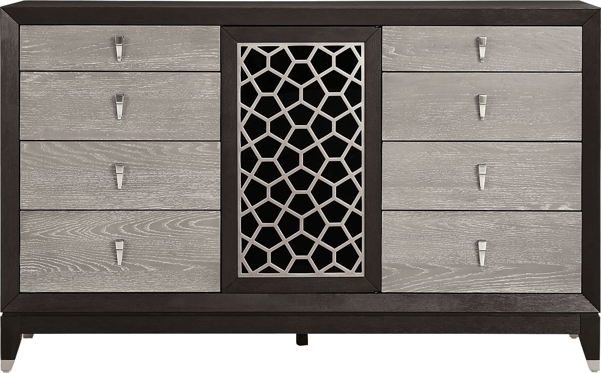 Rosalie Gray and Black Dresser - Image 1