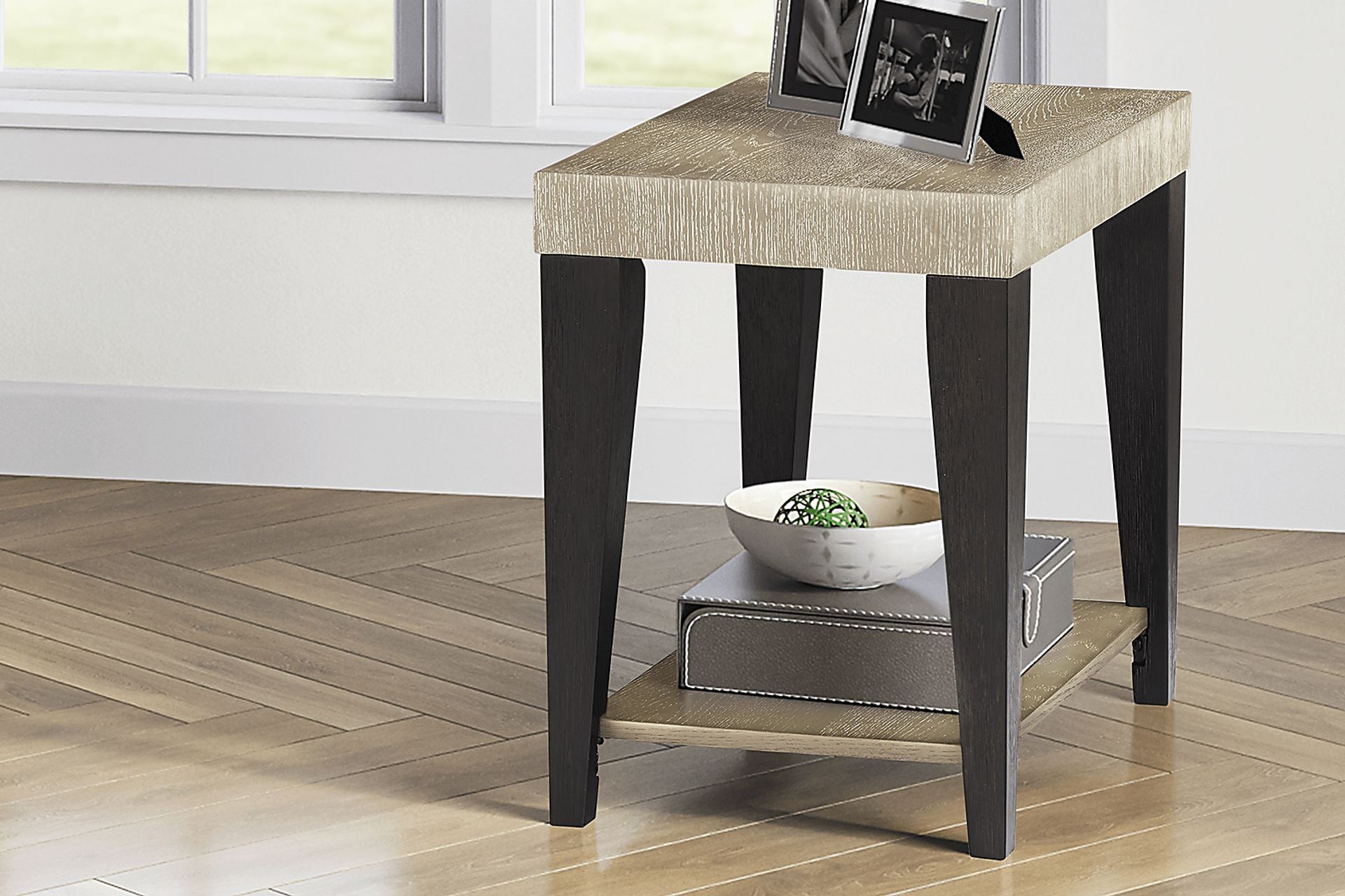 Rosalie Gray Chairside Table - Image 2