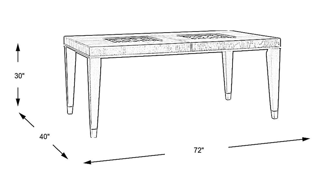 Rosalie Gray Dining Table
