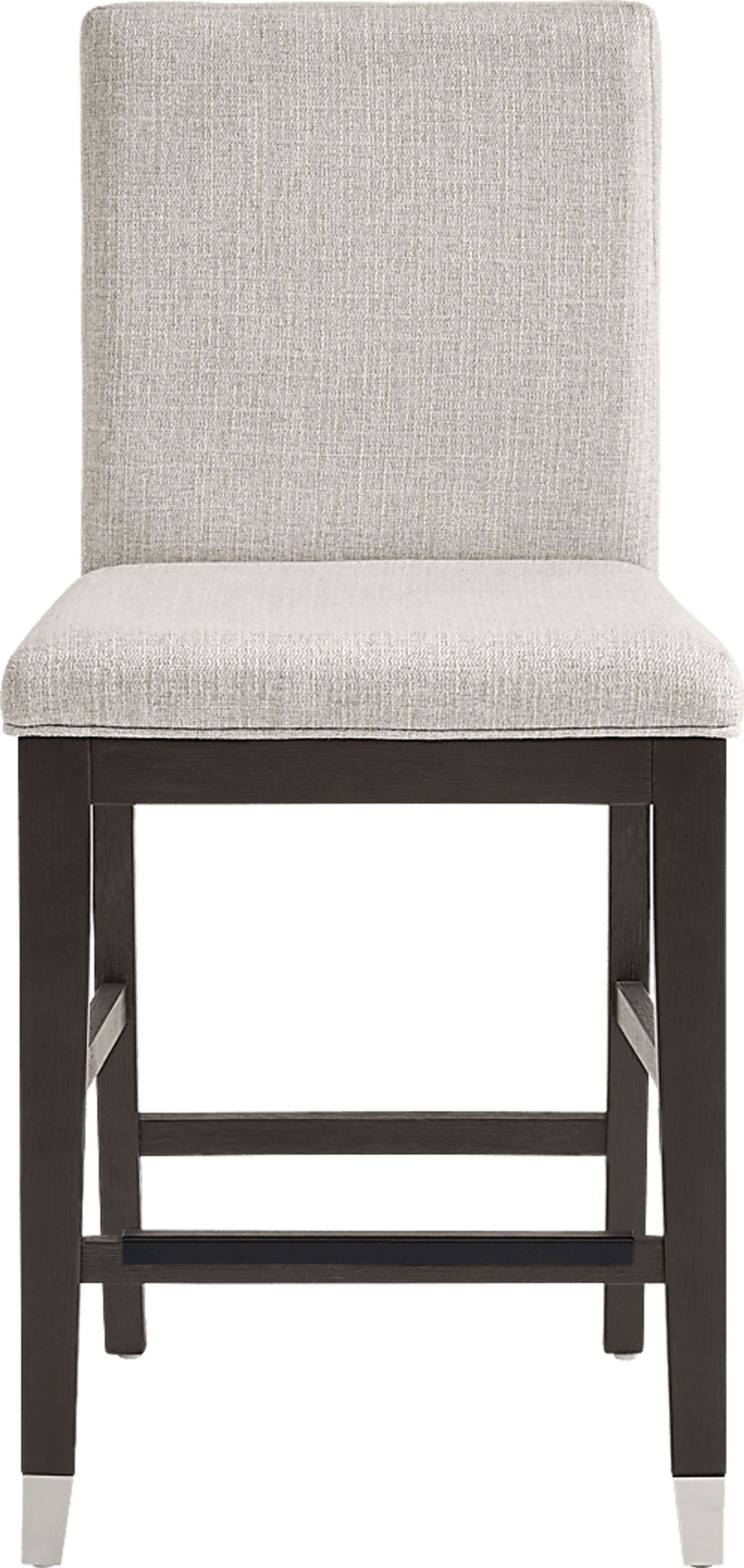Rosalie Gray 4 Pc Counter Height Dining Room with Gray Stools and Bench - Image 7
