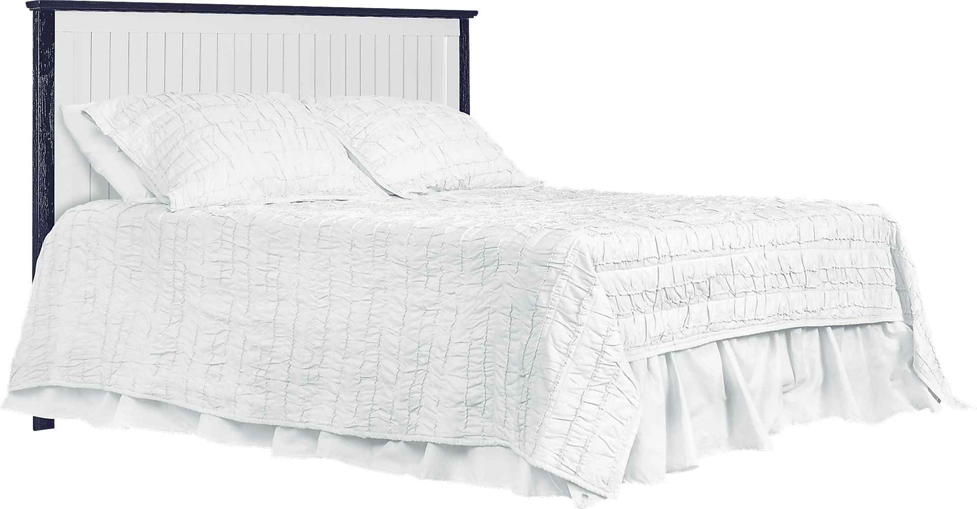 Rosamund White-Navy Convertible Crib - Image 7