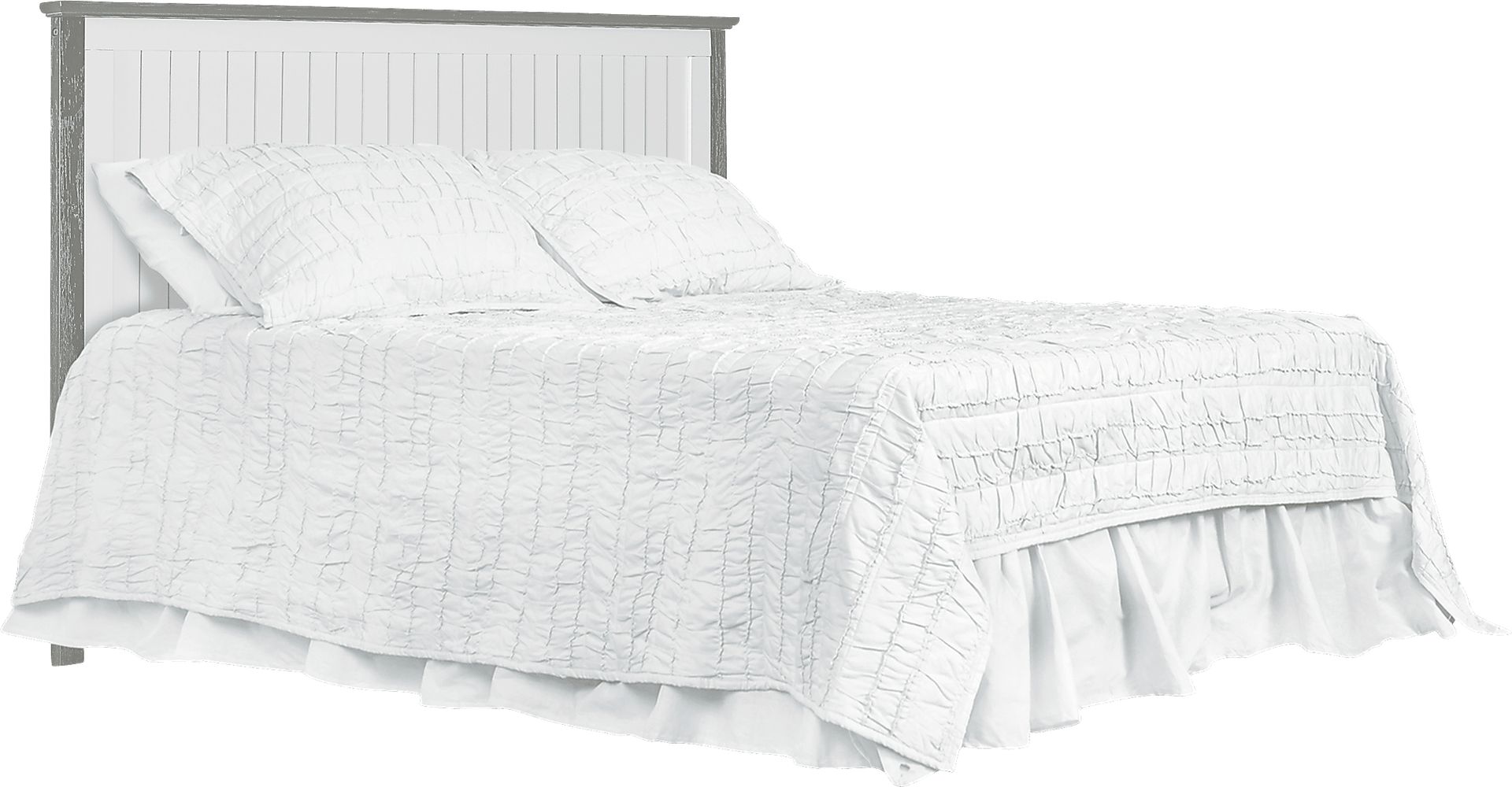Rosamund White-Silver Convertible Crib - Image 7