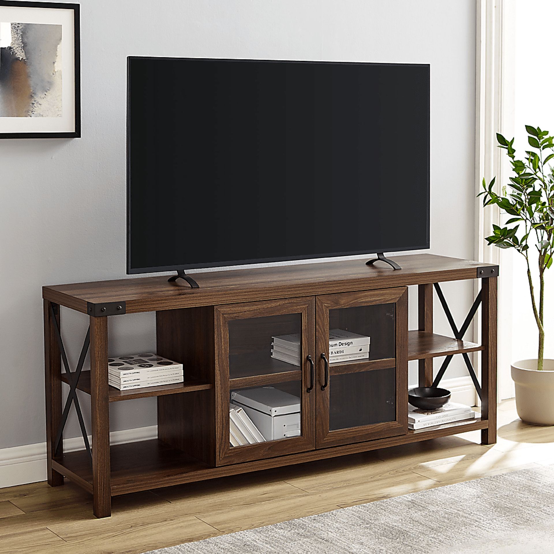 Rosapenny Walnut 60 in. Console - Image 4