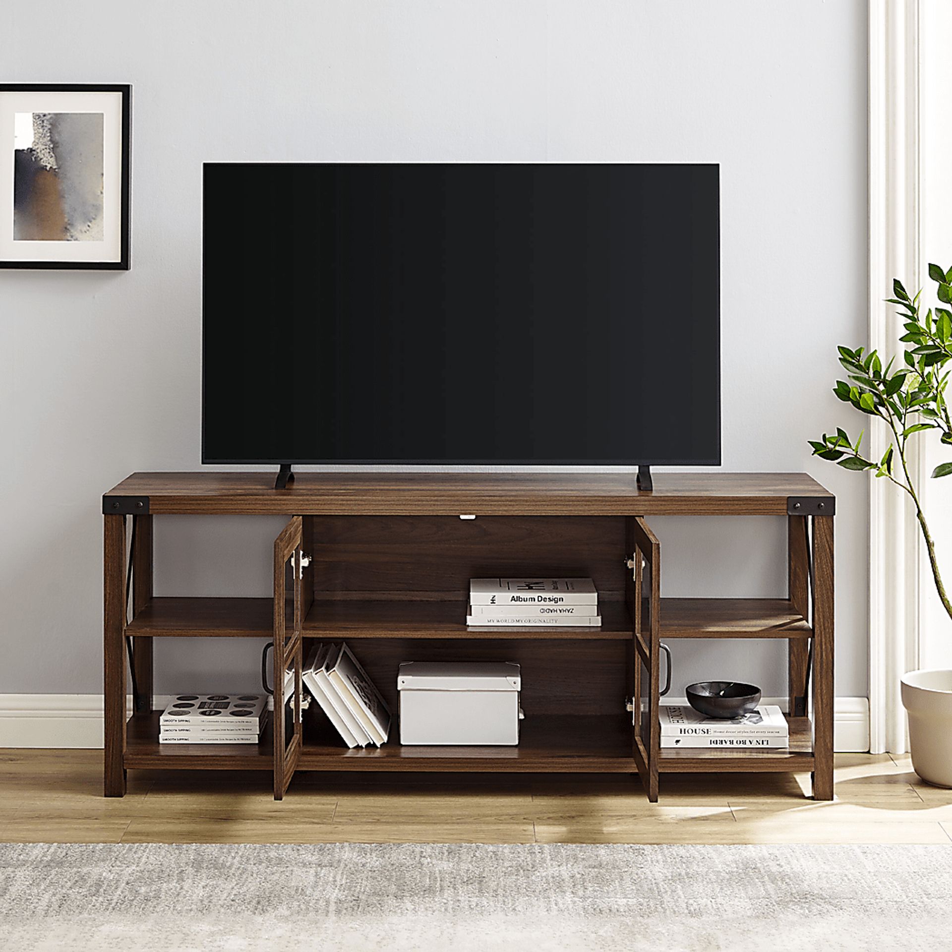 Rosapenny Walnut 60 in. Console - Image 6