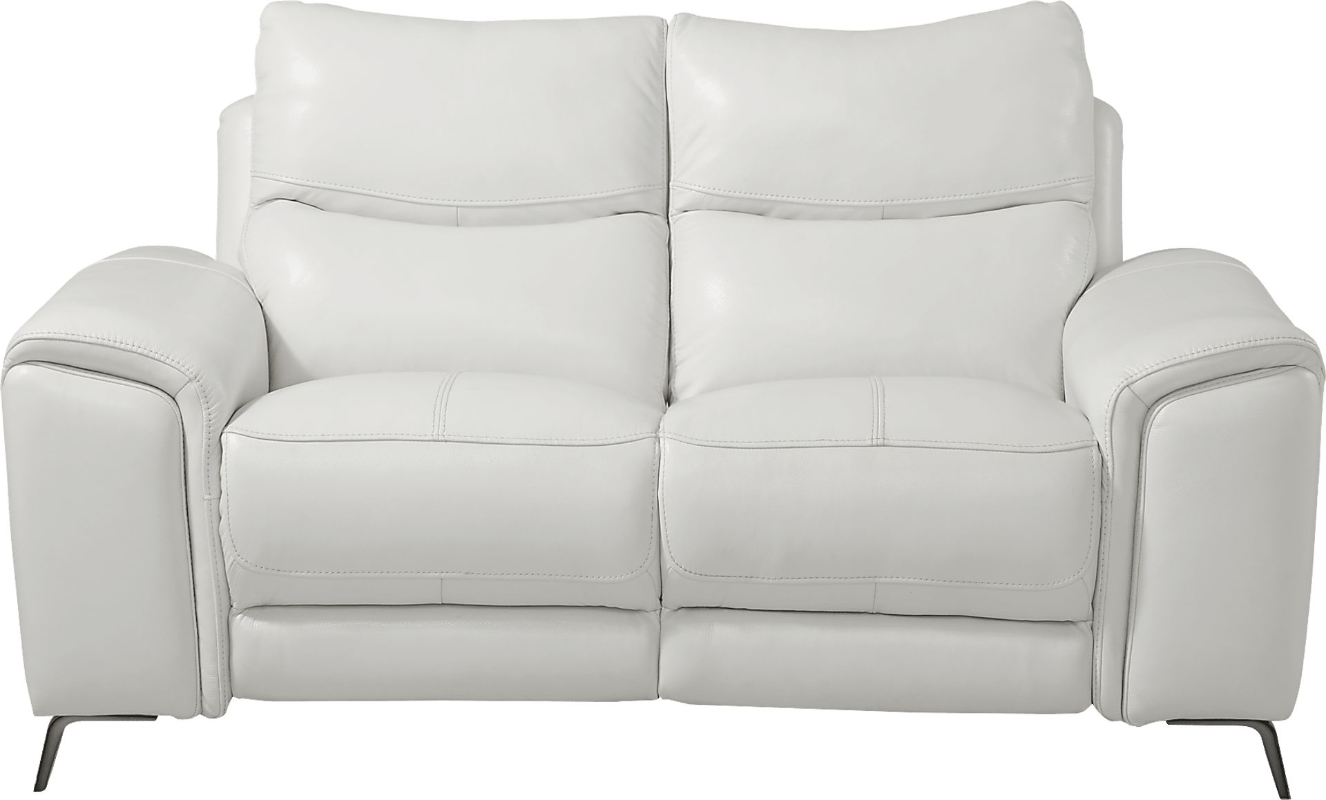 Rosato White Leather 2 Pc Power Reclining Living Room - Image 5