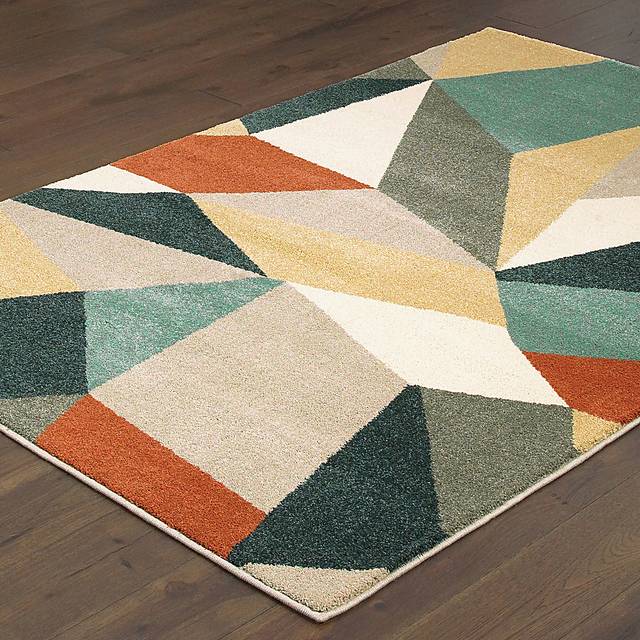 Rosbury Orange 7'10 x 10' Rug - Thumbnail - Image 2