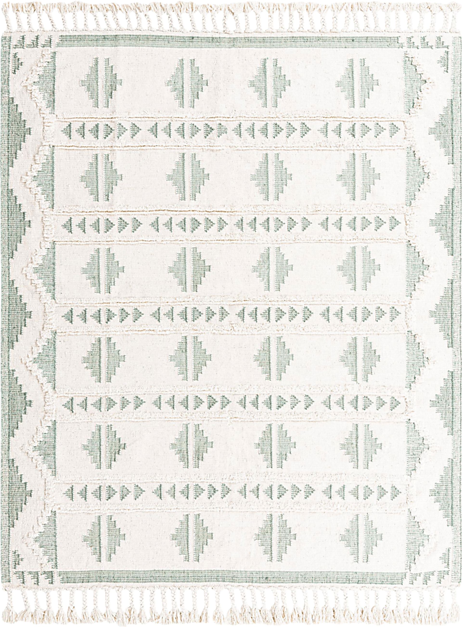 Rosea Aqua 8' x 10' Rug - Image 1