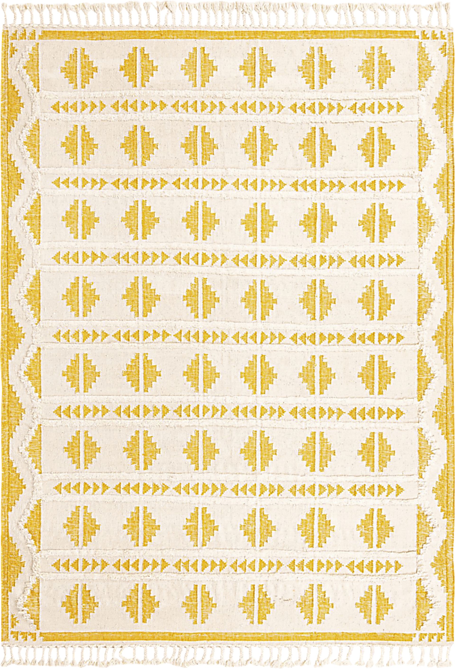 Rosea Yellow 10' x 14'1 Rug - Image 1