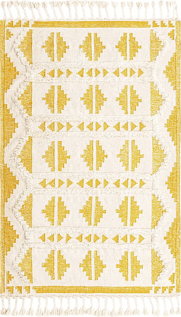 Rosea Yellow 5'1 x 8' Rug