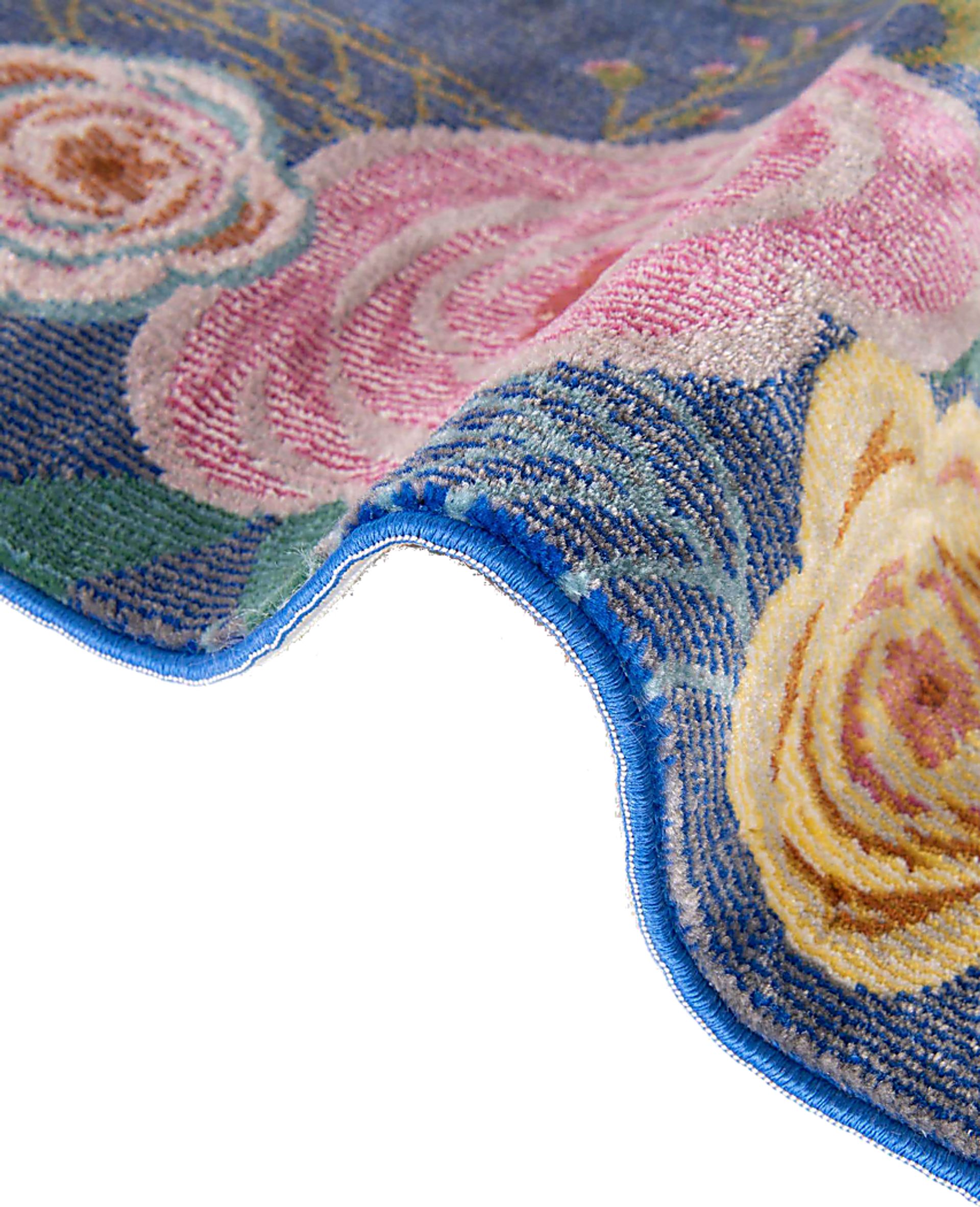 Rosebud Blue 10' x 14'1 Rug - Image 7
