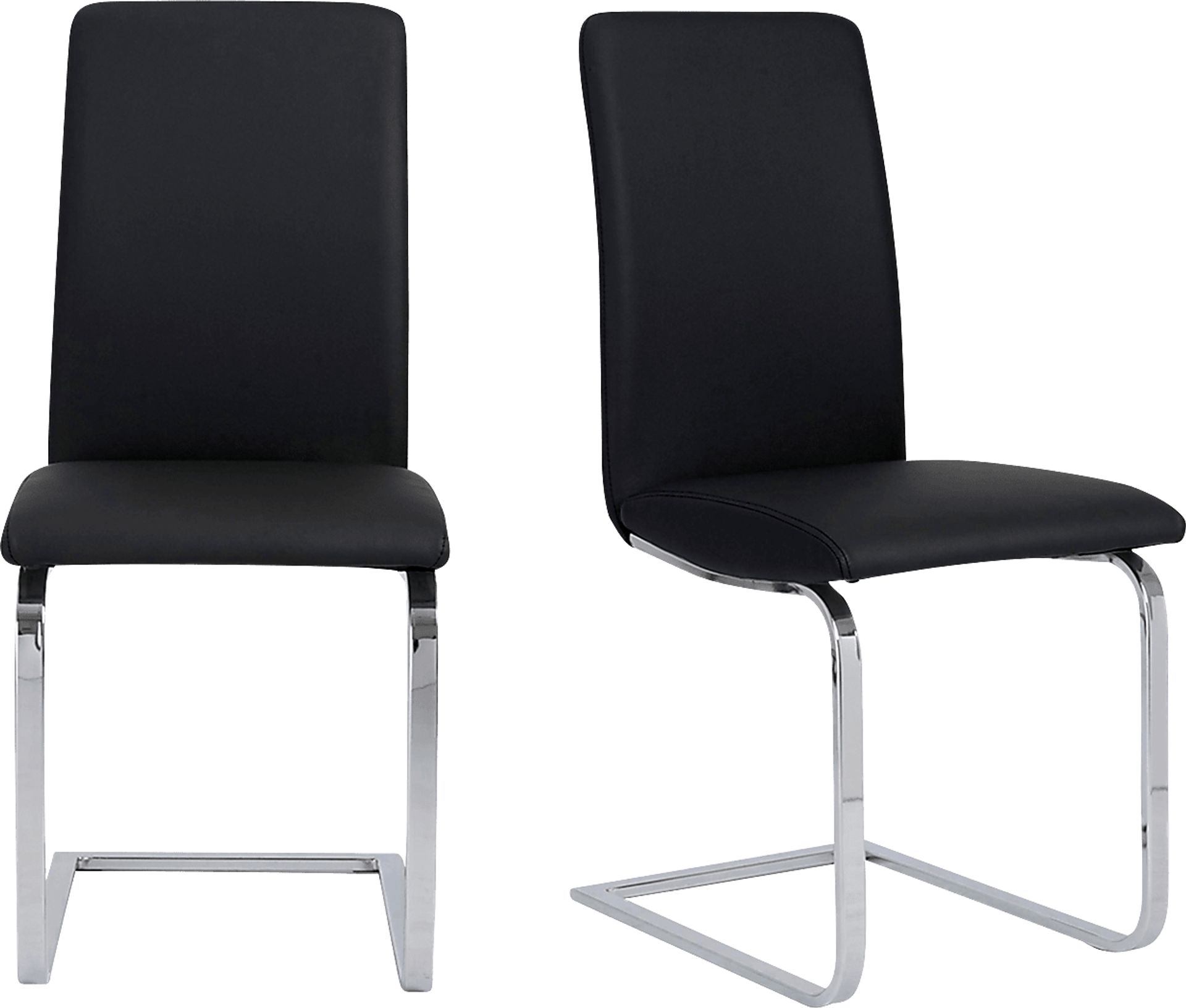 Rosecommon I Black Dining Chair, Set of 2 - Image 1