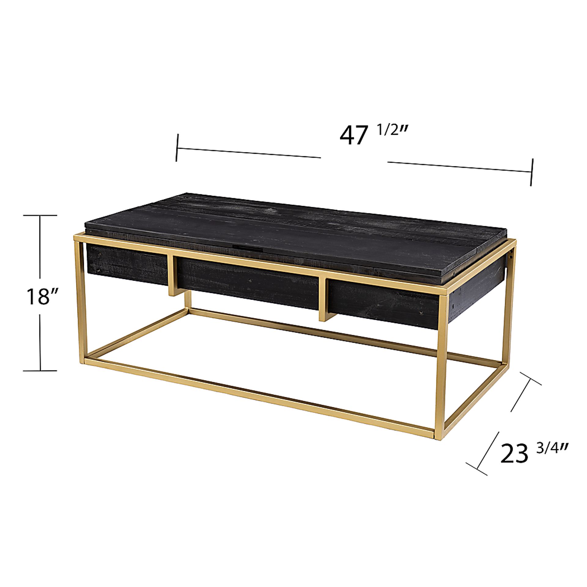 Rosecrans Black Cocktail Table - Image 7