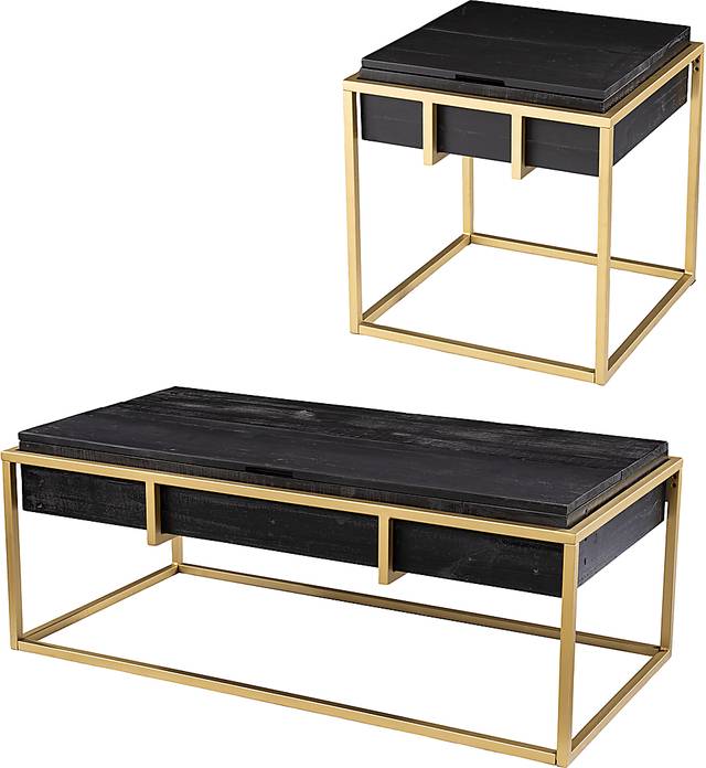 Rosecrans Black Cocktail Table - Thumbnail - Image 9