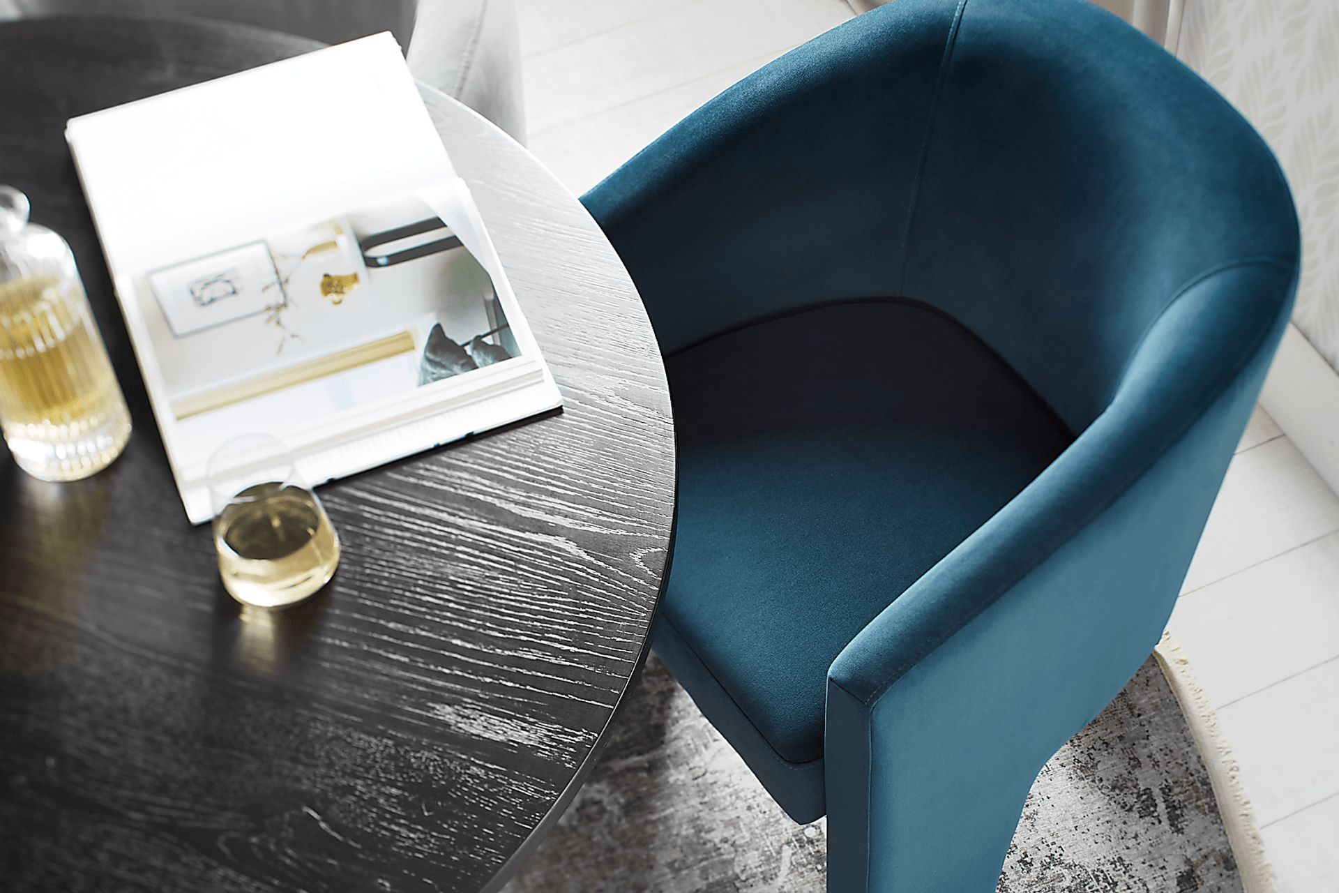 Rosedale Blue Arm Chair - Image 4