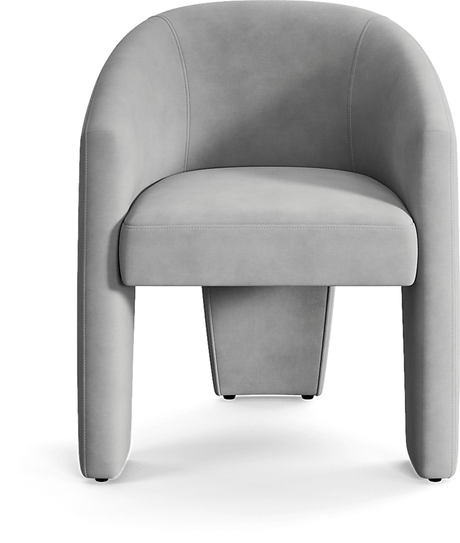 Kendall Black 5 Pc 59" Round Dining Room with Gray Arm Chairs - Image 4