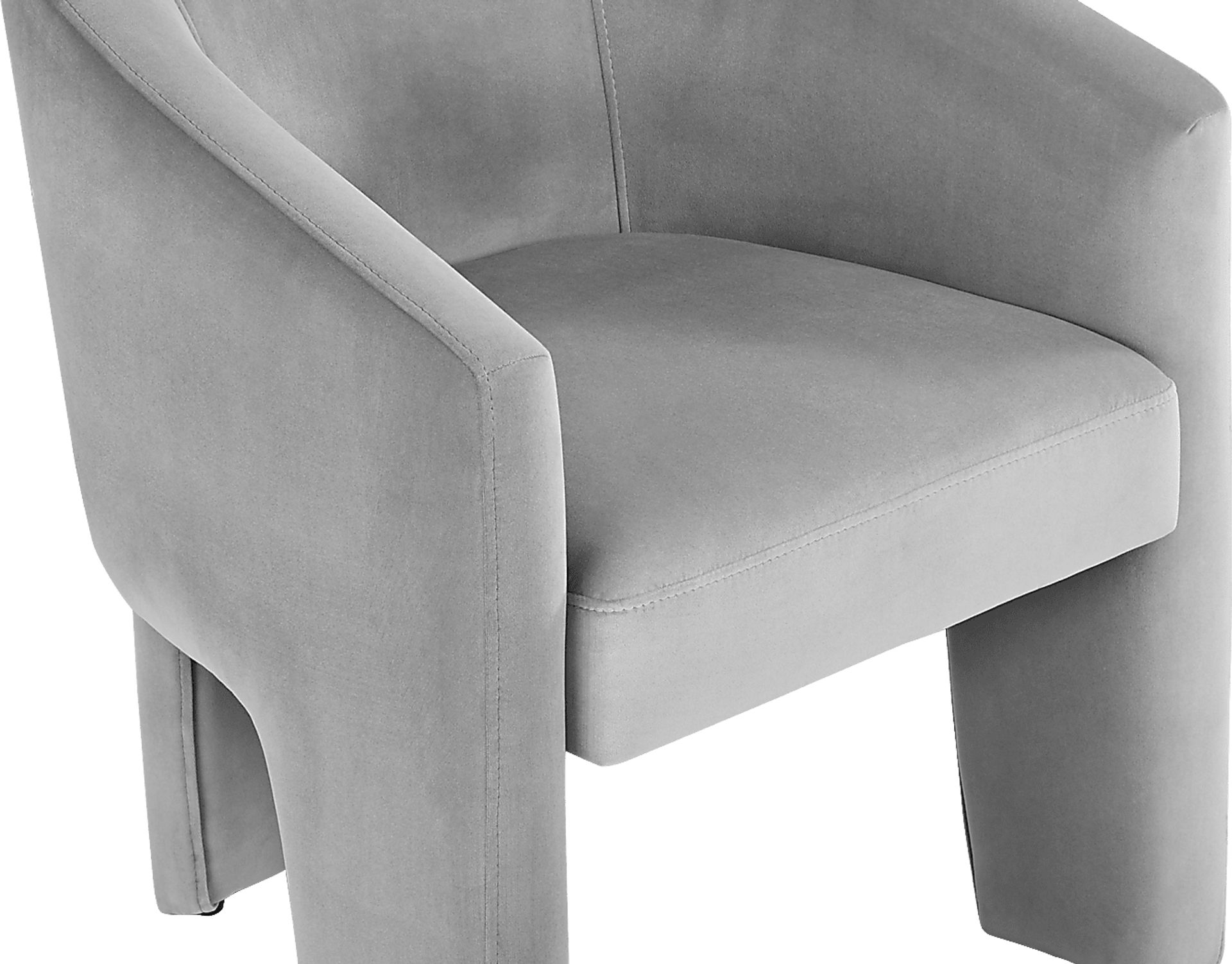 Kendall Black 5 Pc 59" Round Dining Room with Gray Arm Chairs - Image 5