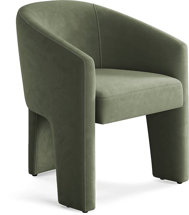 Kendall Black 5 Pc 48" Round Dining Room with Sage Arm Chairs - Thumbnail - Image 3
