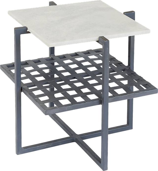 Rosedell White Accent Table - Thumbnail - Image 1