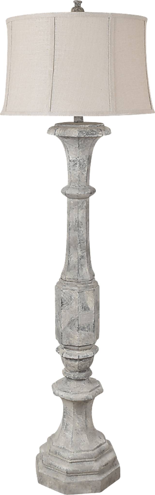 Rosefield Gray Floor Lamp - Thumbnail - Image 1