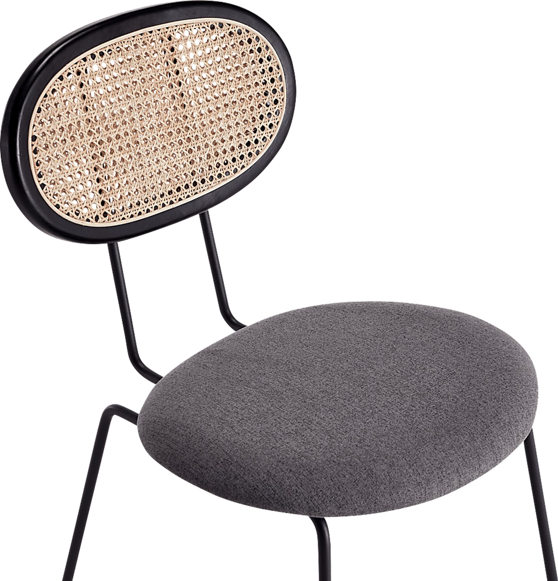 Roseforce Gray Side Chair, Set of 2 - Image 4